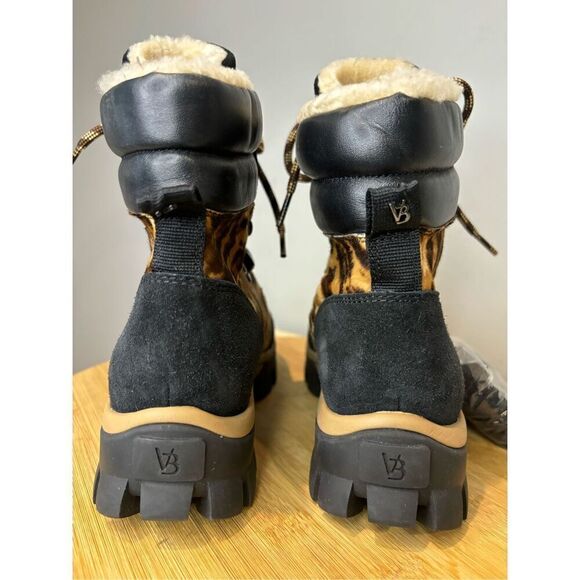 NWT Veronica Beard Women's Galina Shearling Lined Winter Boots Size 6.5 - Picture 7 of 13